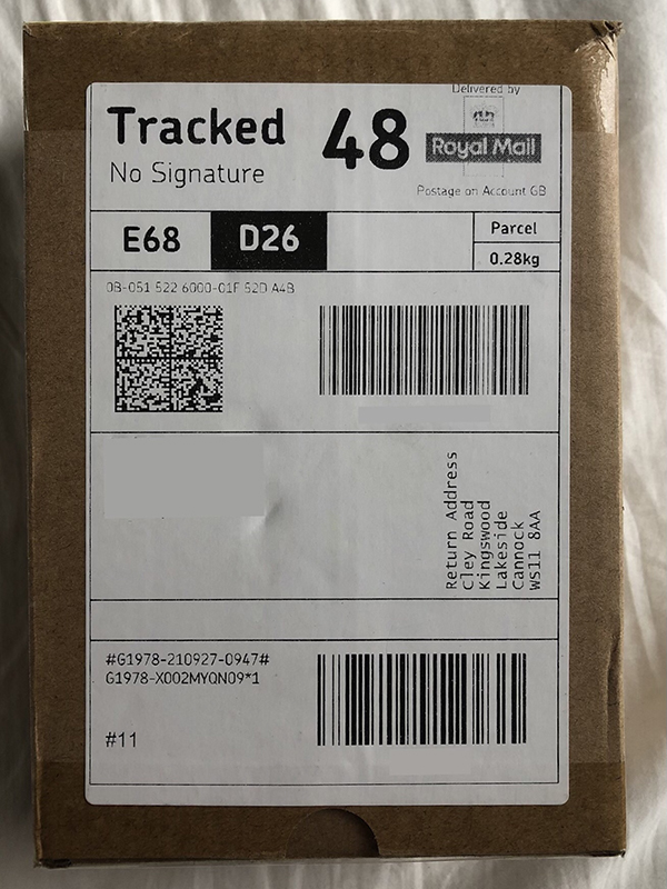 Photo of the Lovense packaging